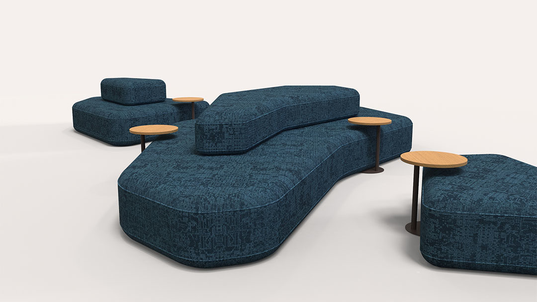 Contemporary Island Sofa For Waiting Room Addon Furniture