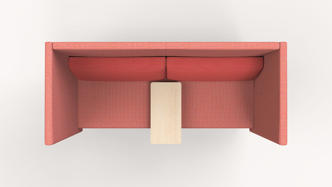Plain sofa for public spaces commercial furniture